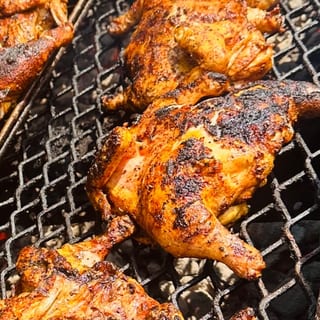 Charcoal grilled chicken 2x50