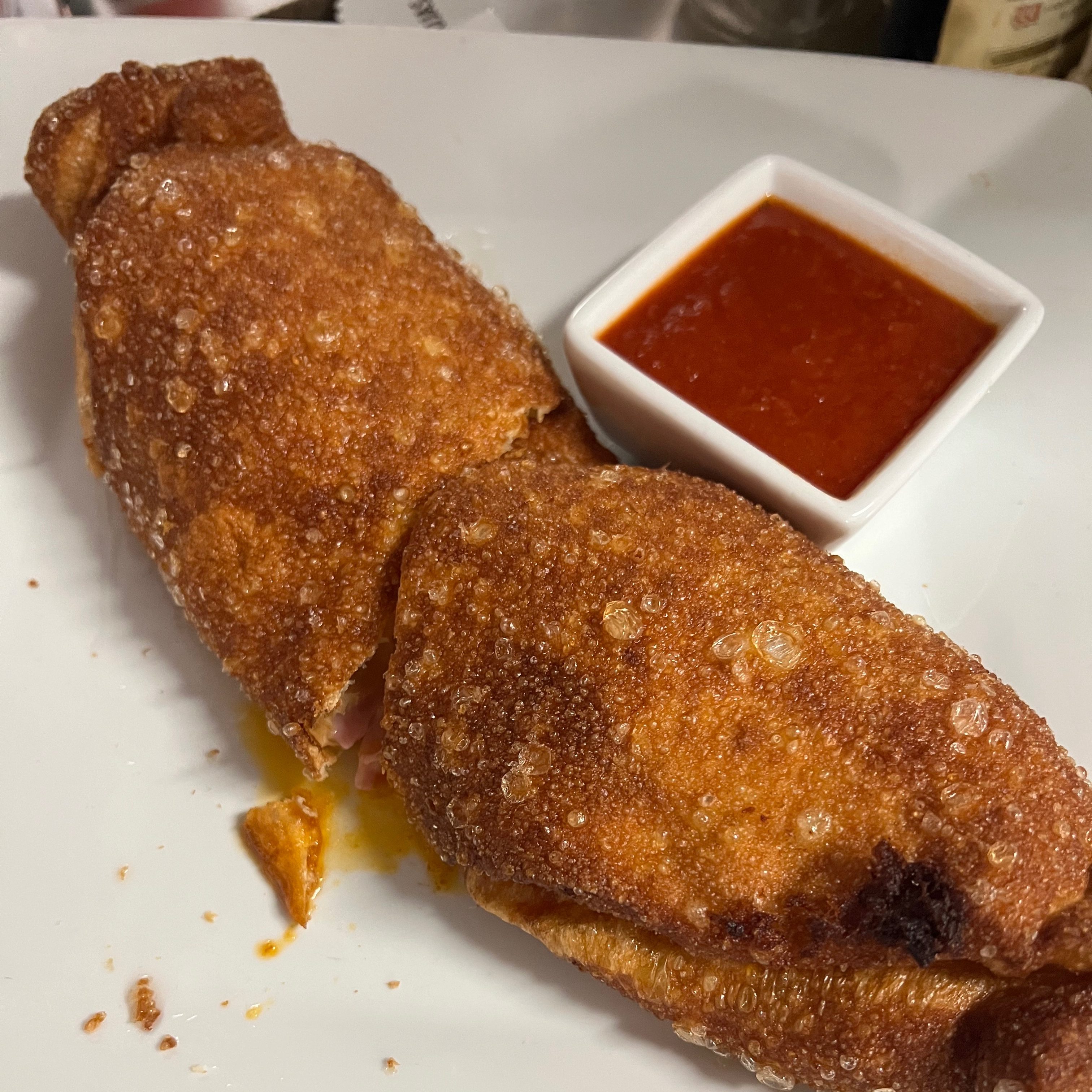 Fried Personal Stromboli.