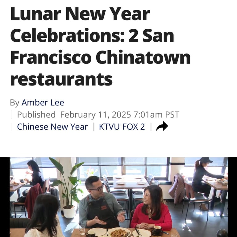 Lunar New Year - focus on family and food 