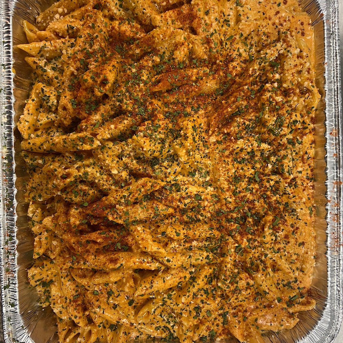 Family Size Cajun Seafood Pasta.