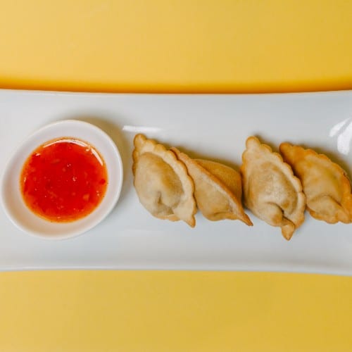 "Crab" Rangoon Dumpling.
