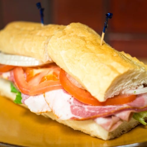 Ham & American Cheese Sub.