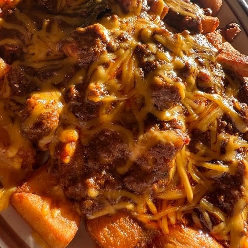 Chili Cheese Potatoes.