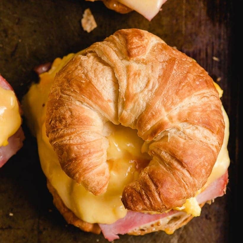 Ham and Cheese Croissant.