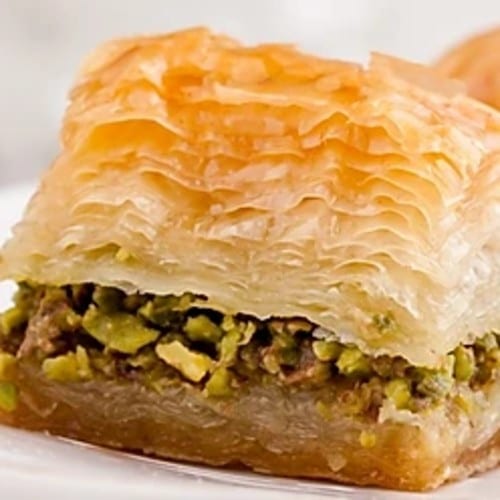 Homemade Baklava Pistachio.