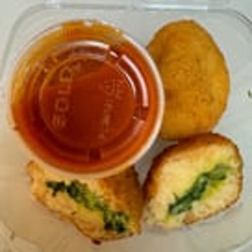 Spinach & Cheese Rice Cini.