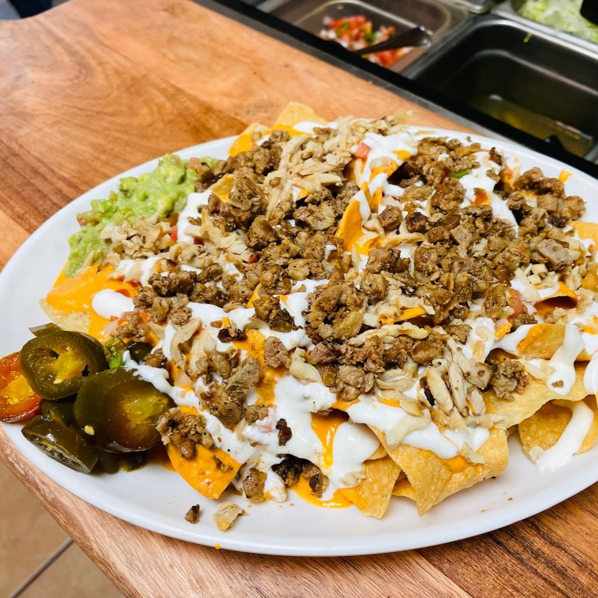 2 Fajita Nachos.