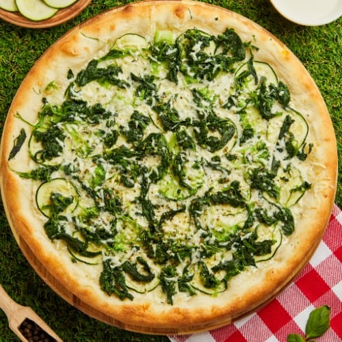 Spinach Pizza.