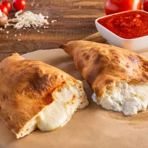 Ricotta & Mozzarella Calzone.