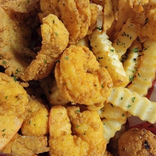 Fried Catfish and Shrimp.