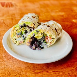 Vegan Super Nacho Burrito