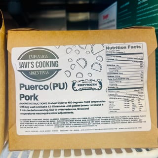 Puerco-PU (4 Pack) Frozen Empanadas