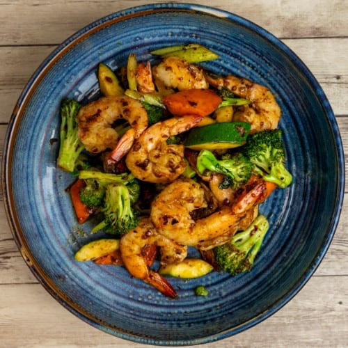 Spicy Korean Shrimp.