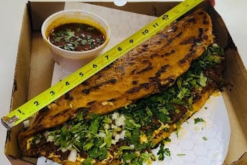 Largest Birria Taco In MD (Chorizo).