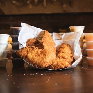 3 pcs chicken fingers w/ fries