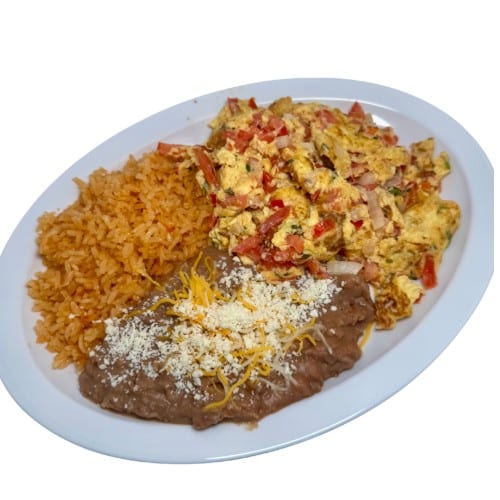 Huevos a la Mexicana Plate.