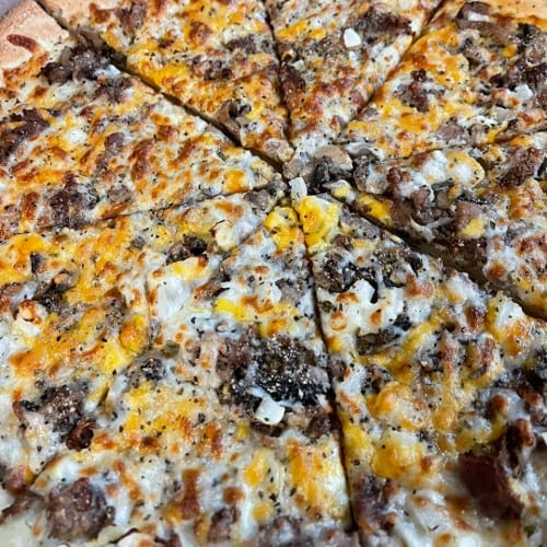 Philly Steak Pizza - Mini (4 Slices).