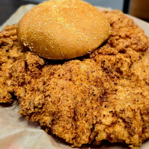 Big OI' Indiana Breaded Pork.