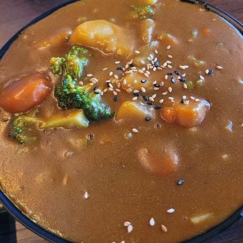 Veggie Curry Rice Bowl.