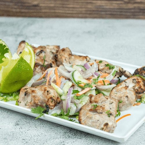 Chicken Malai Kebab.