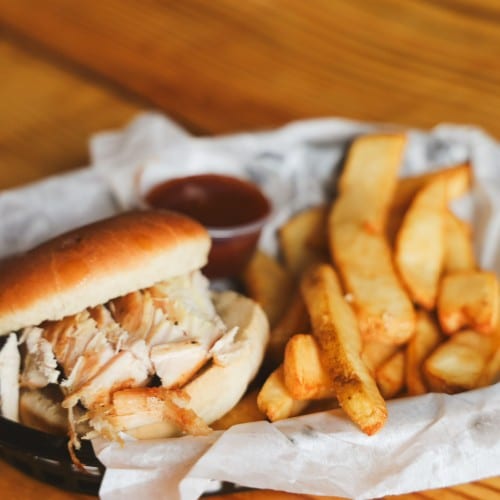BBQ Chicken Sandwich.