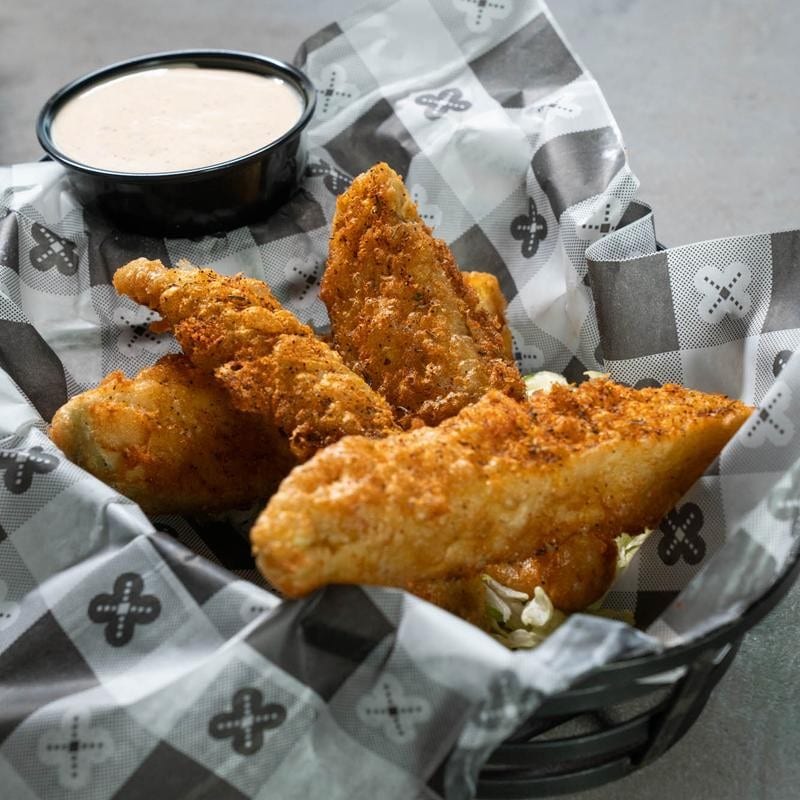 Cajun fried pickles.