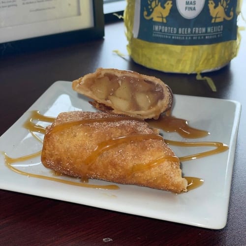 Churro Apple chimichanga.