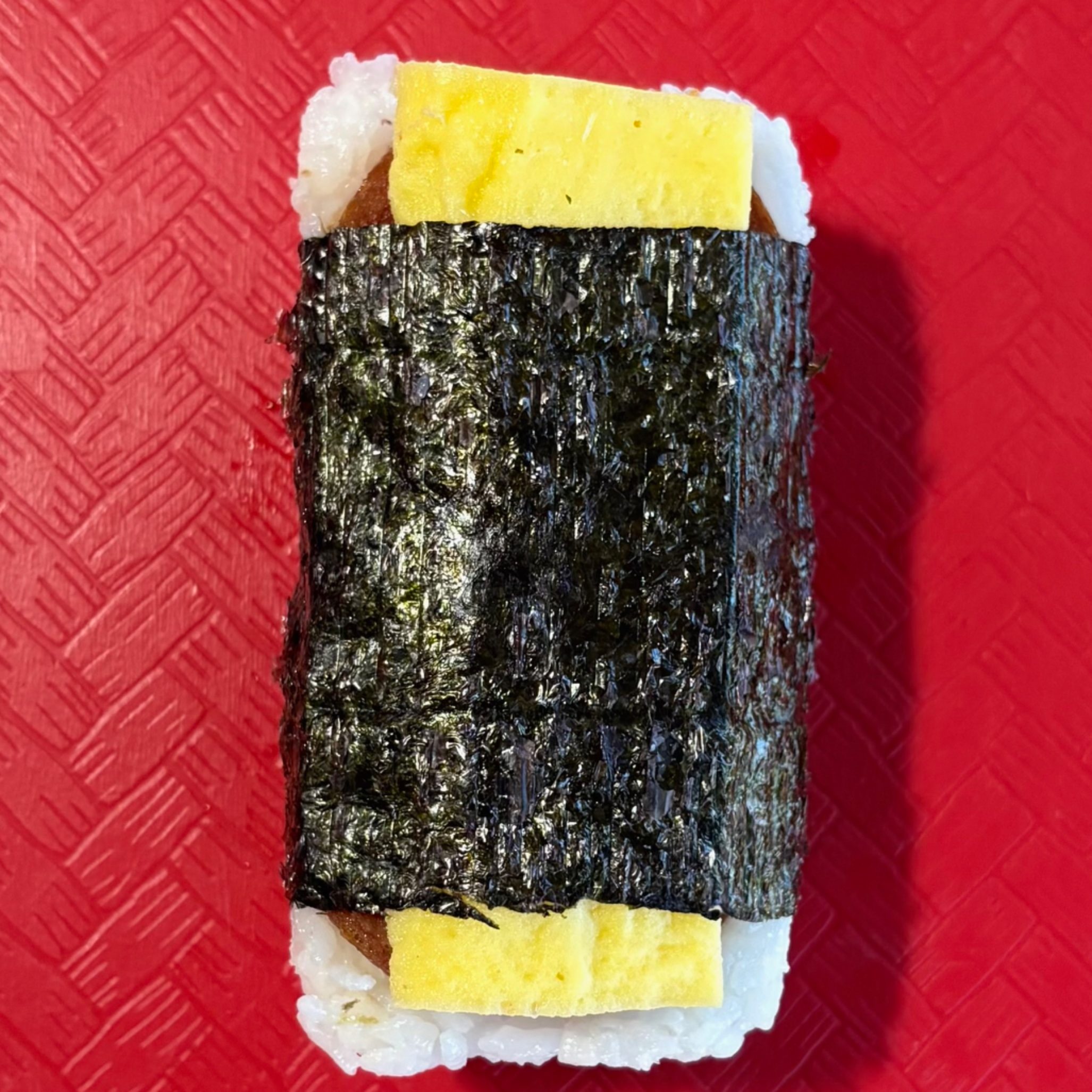 Spam Musubi & Egg.