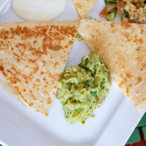 Cheese Quesadilla.