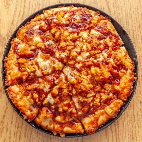 BBQ Chicken Pizza.