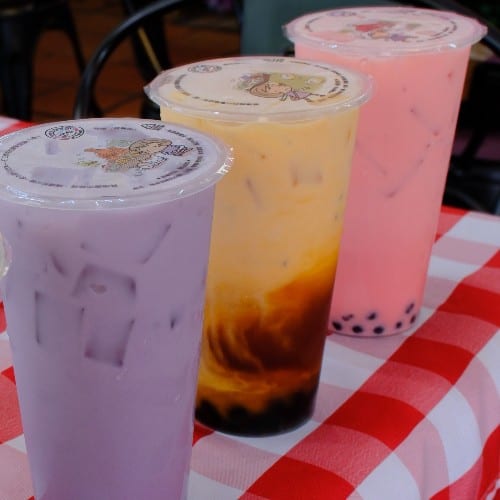 Strawberry Milk Tea.