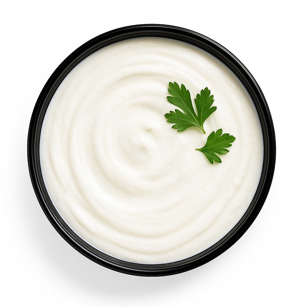 Large Creamy Garlic Sauce.