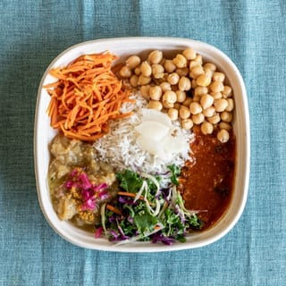 Chickpea Tomato Bowl