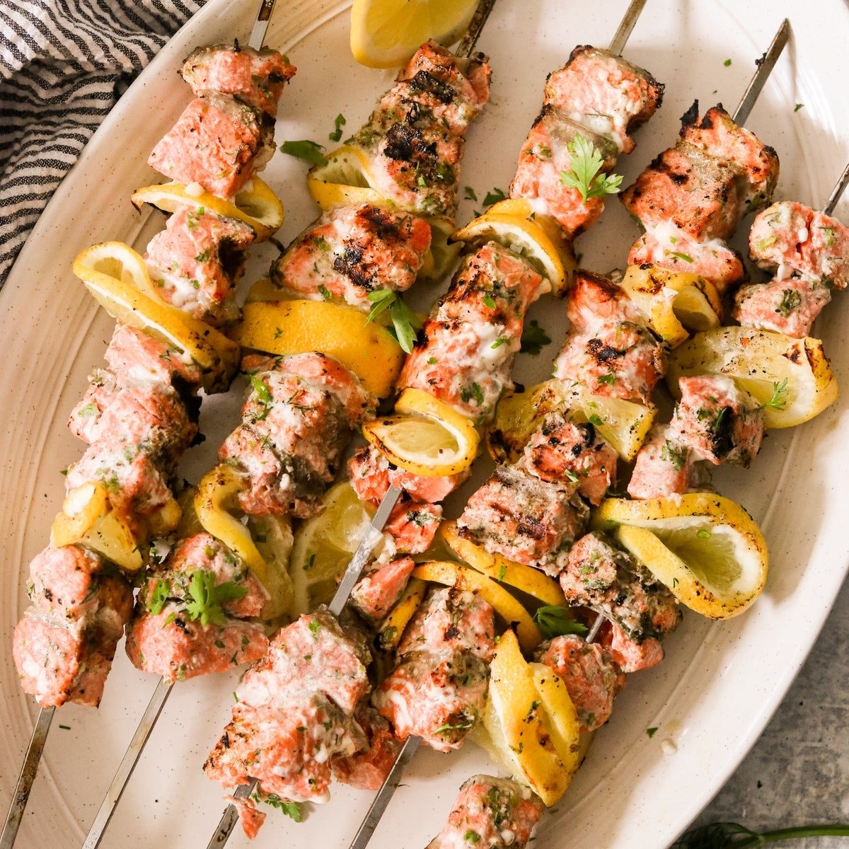 Salmon Shish.