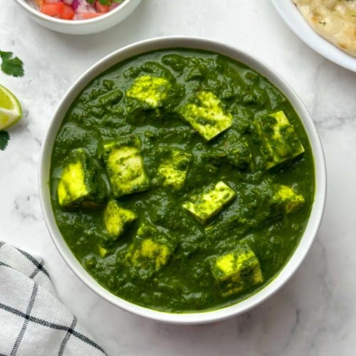 Palak Paneer.