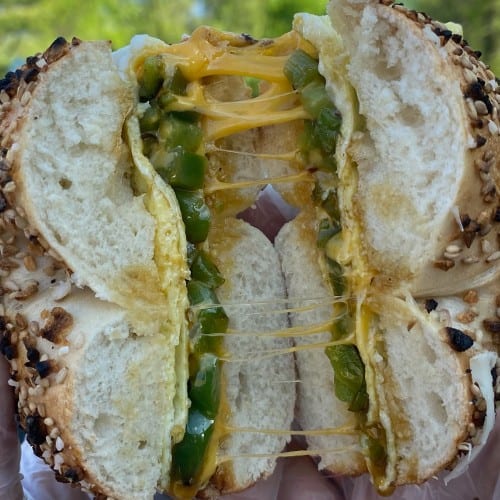 Pepper, Egg & CH Sandwich.