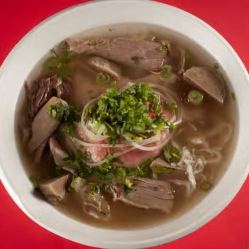 Brisket and Beef Ball Pho.