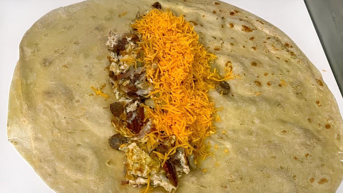 Supreme Breakfast Burrito.