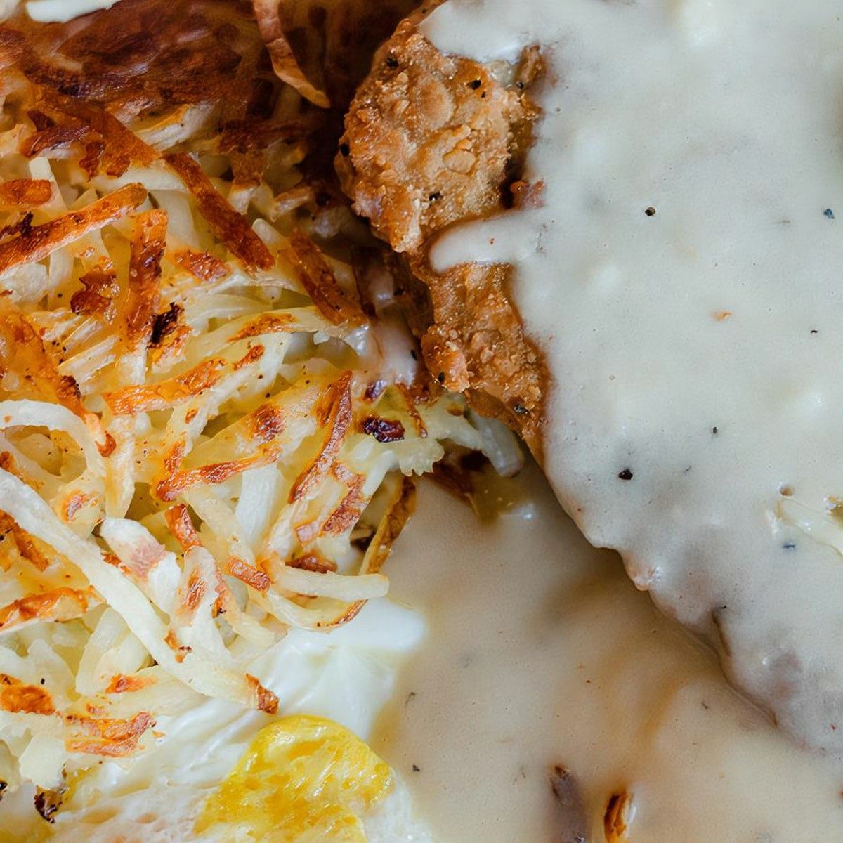 Chicken Fried Steak & Eggs.