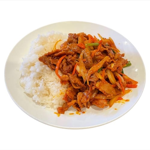 2ea. Chicken Teriyaki Rice Dish.