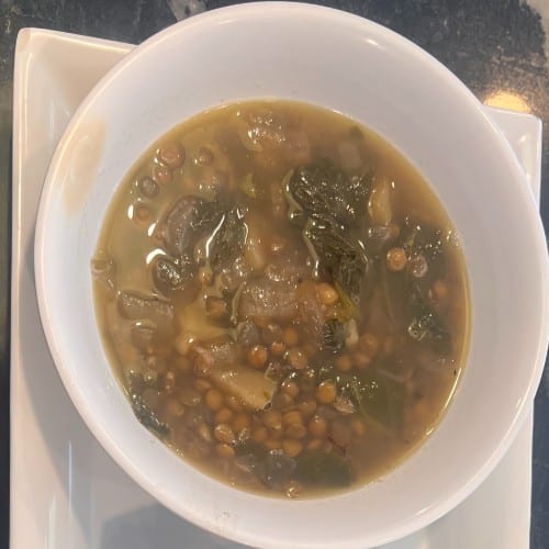 Mediterranean Lentil Soup.