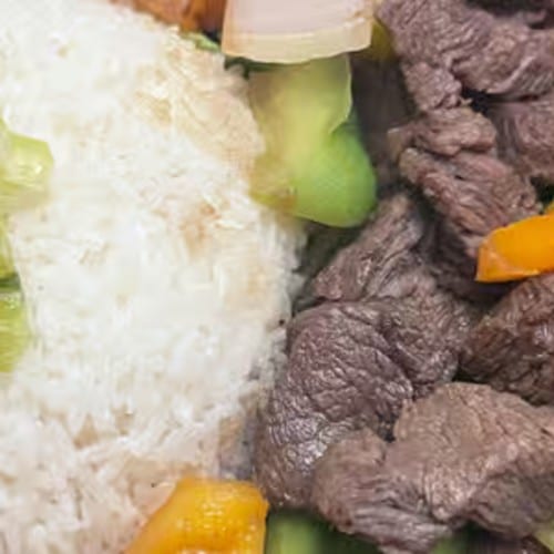 Com Bo Luc Lac / Shaky Beef with Rice.