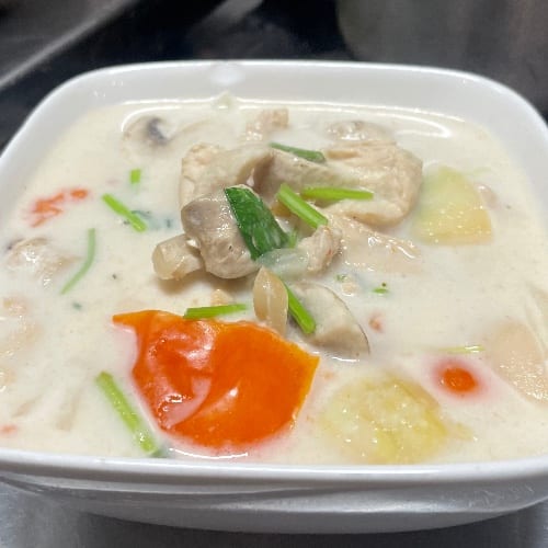 Tom Kha Soup (Shrimp or Chicken).