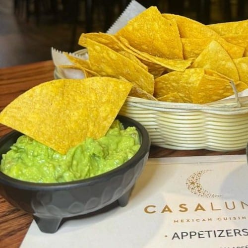 Made to Order Guacamole Dinner.