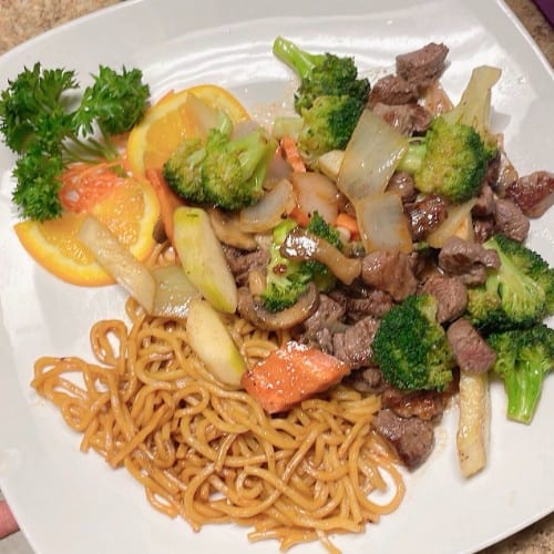 Filet Mignon Hibachi.