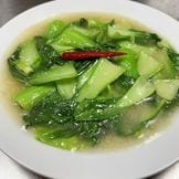 Baby Bok Choy with Garlic Sauce.
