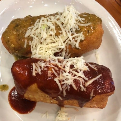 Chiles Rellenos Chimichangas.