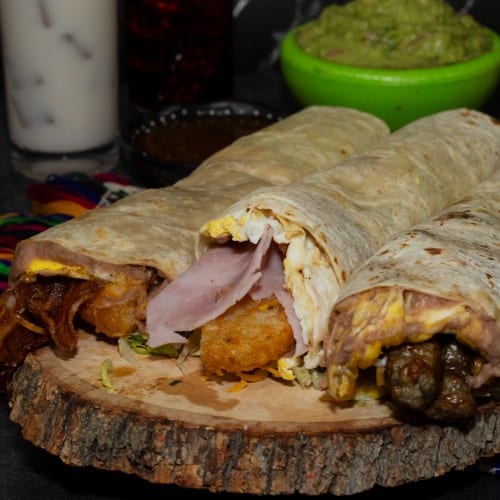 Bacon Breakfast Burrito.