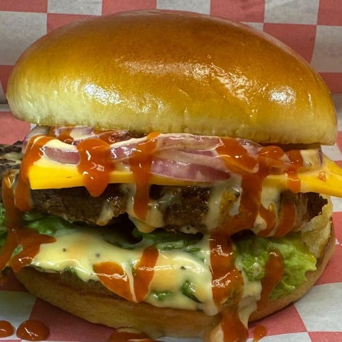 Spicy Cheese Burger.