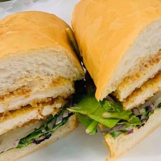 Pork Schnitzel Sandwich